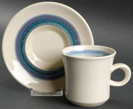 Moondance Flat Cup & Saucer Set
