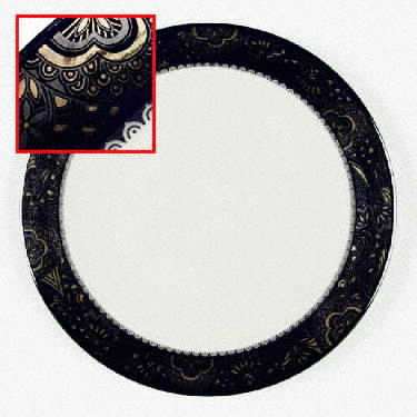 Nouvelle Ebony Salad Plate