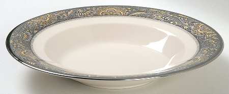 Nouvelle Ebony Rim Soup Bowl