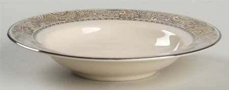 Nouvelle Ivory Rim Fruit/Dessert (Sauce) Bowl