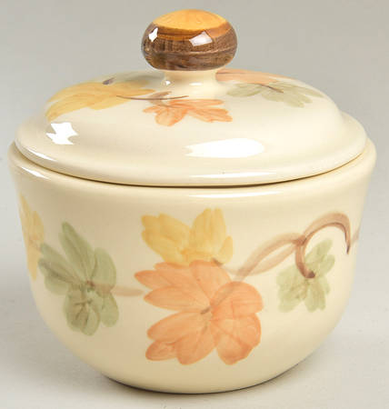 October Sugar Bowl & Lid