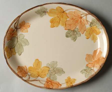 October 14" Oval Serving Platter
