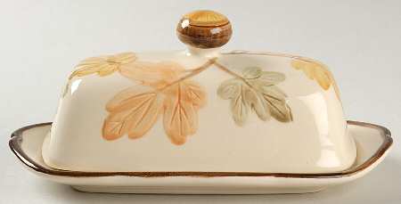 October 1/4 Lb Covered Butter Finial Top