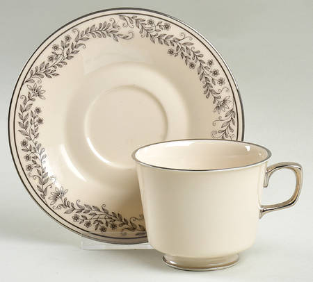 Overture Footed Cup & Saucer Set