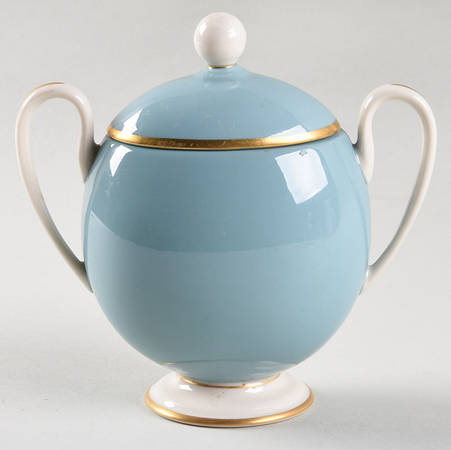 Palomar Robins Egg Blue Sugar Bowl & Lid