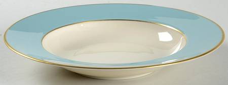 Palomar Robins Egg Blue Rim Soup Bowl