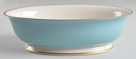 Palomar Robins Egg Blue 9" Oval Vegetable Bowl