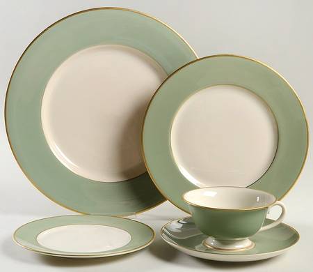 Palomar Jasper (Light Green) 5 Piece Place Setting