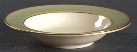 Palomar Jasper (Light Green) Rim Fruit/Dessert (Sauce) Bowl