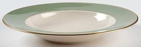 Palomar Jasper (Light Green) Rim Soup Bowl