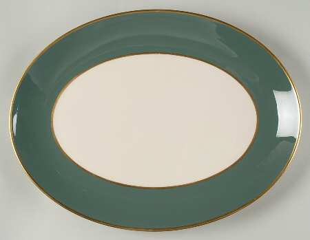 Palomar Jade (Dark Green) 16" Oval Serving Platter