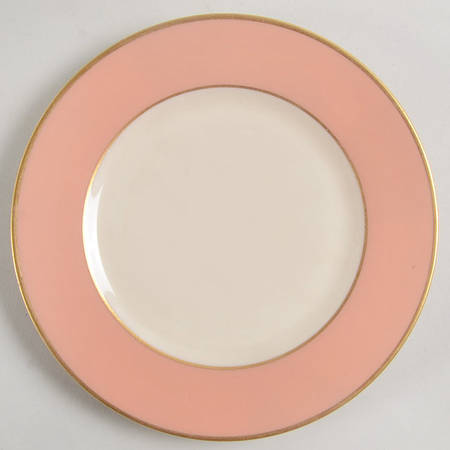 Palomar Cameo Pink (Gold Trim) Bread & Butter Plate