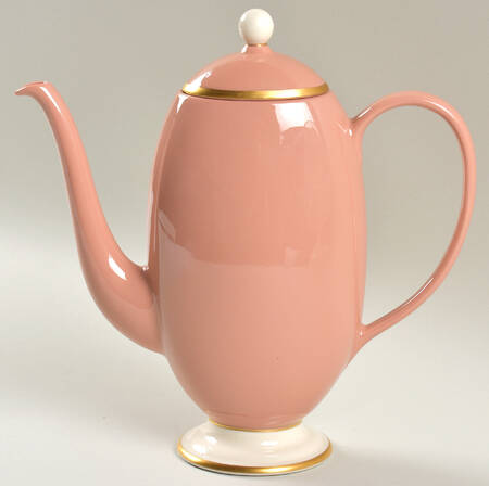 Palomar Cameo Pink (Gold Trim) Coffee Pot & Lid