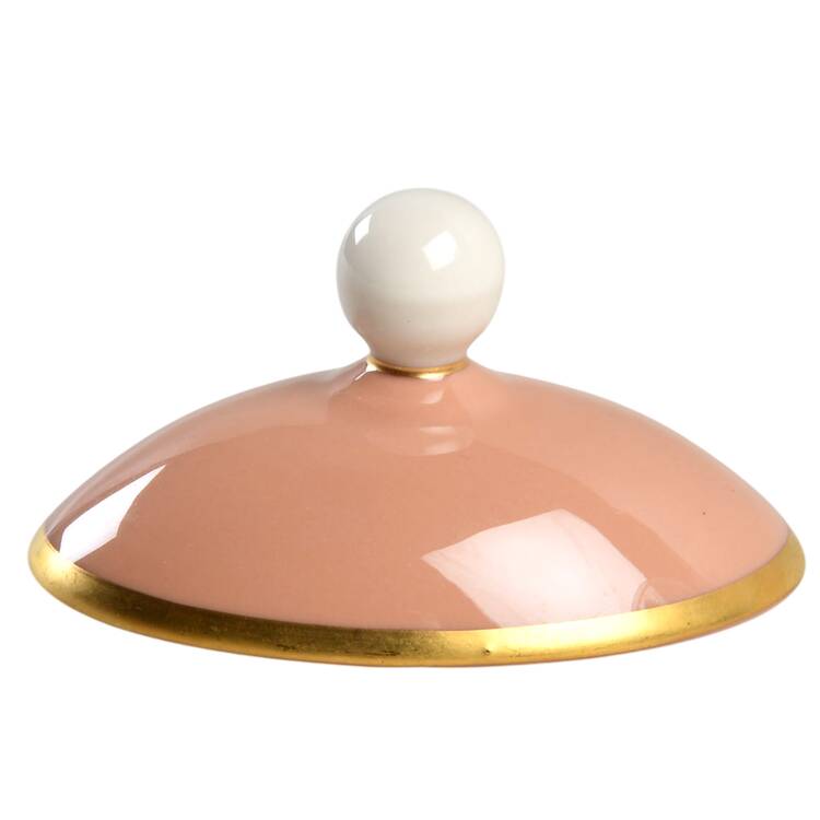 Palomar Cameo Pink (Gold Trim) Lid for Sugar Bowl