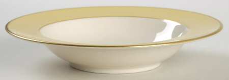 Palomar Yellow Rim Fruit/Dessert (Sauce) Bowl