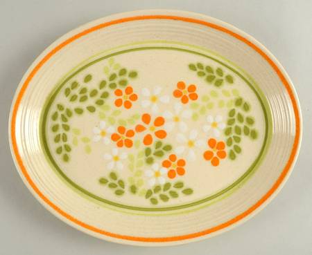 Papaya 11" Oval Serving Platter