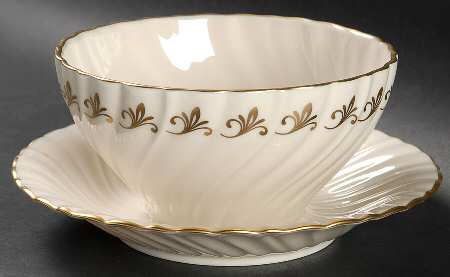 Patrician Gravy Boat with Attached Underplate