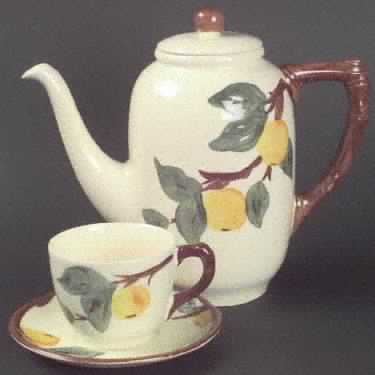 Peach Tree Coffee Pot & Lid