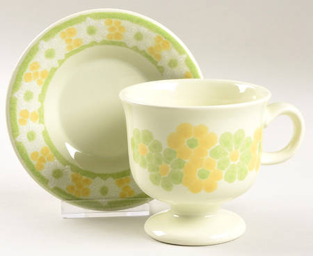 Picnic Footed Cup & Saucer Set