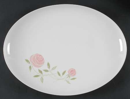 Pink A Dilly 15" Oval Serving Platter