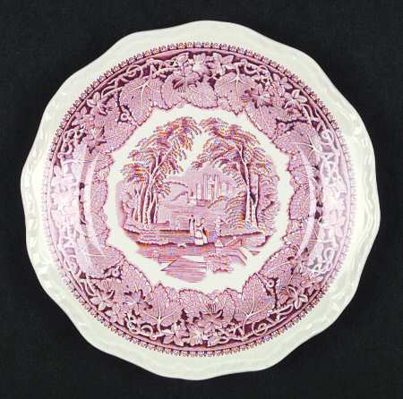 Pink Vista Salad Plate