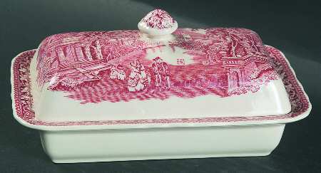 Pink Vista Butter Box & Lid