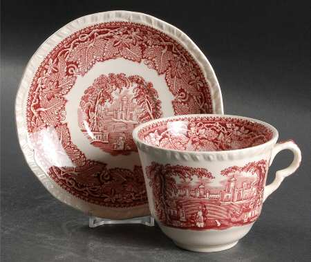 Pink Vista Oversized Cup & Saucer Set