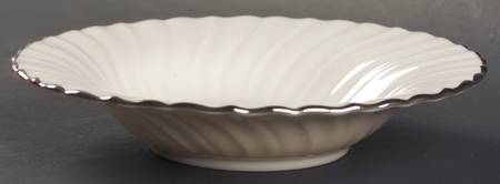Platina Rim Fruit/Dessert (Sauce) Bowl