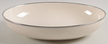 Platinum Band 8" Oval Vegetable Bowl
