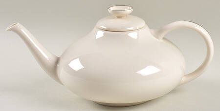 Platinum Band Teapot & Lid