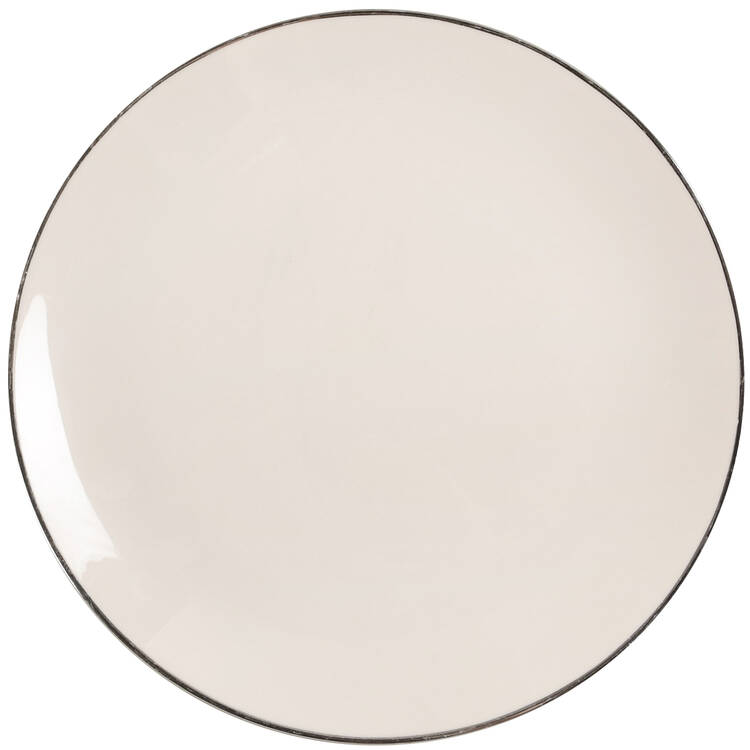 Platinum Band Dinner Plate