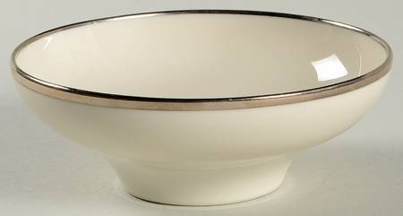 Platinum Band Fruit/Dessert (Sauce) Bowl