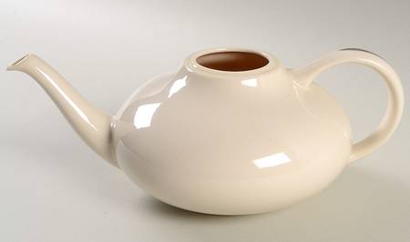 Platinum Band Teapot No Lid