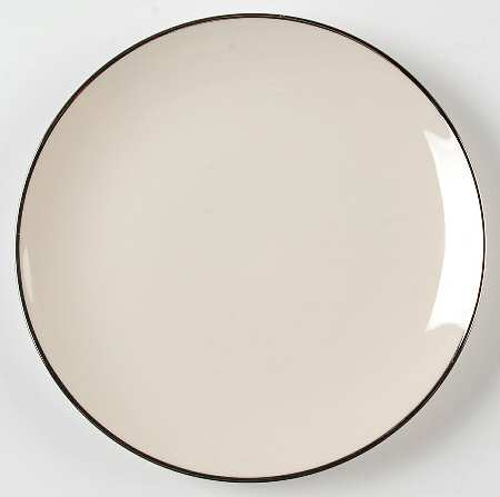 Platinum Band Salad Plate
