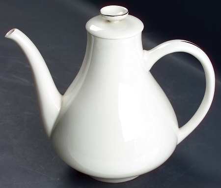 Platinum Band Coffee Pot & Lid