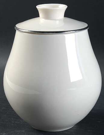 Platinum Band Candy Jar & Lid
