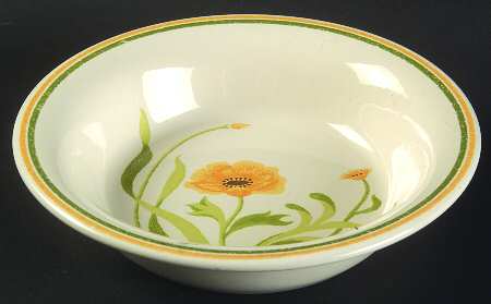 Poppy (Yellow Flowers) Soup/Cereal Bowl