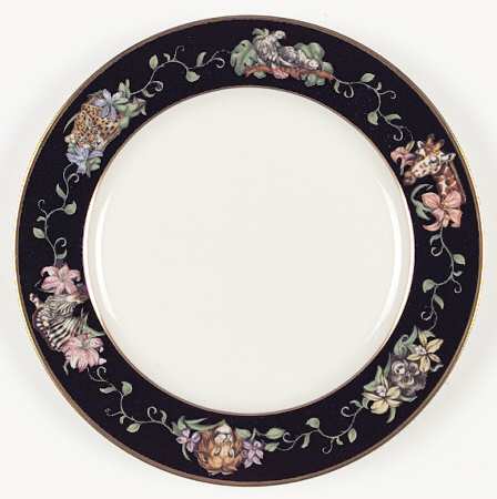 Rafiki Black Salad Plate