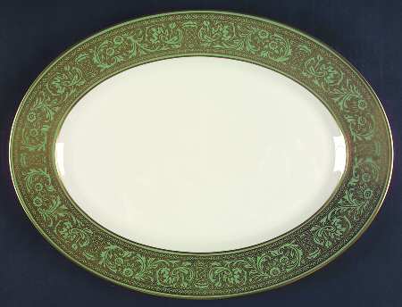 Renaissance Crown 15" Oval Serving Platter