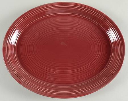 Reflections Burgundy 13" Oval Serving Platter