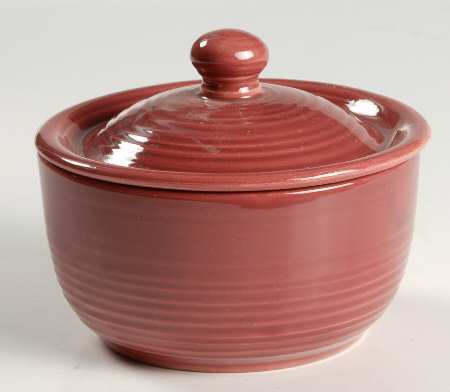 Reflections Burgundy Sugar Bowl & Lid