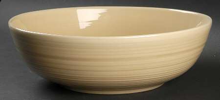 Reflections Sand 11" Large Salad Serving Bowl