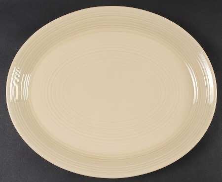 Reflections Sand 13" Oval Serving Platter