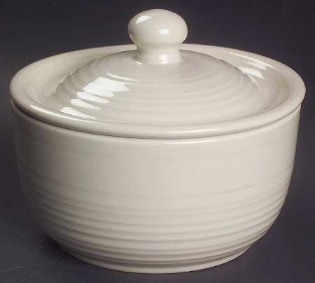 Reflections Silver Grey Sugar Bowl & Lid