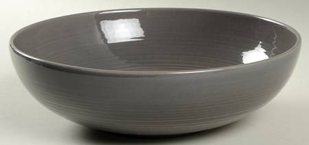 Reflections Smoke Grey 9" Round Vegetable Bowl