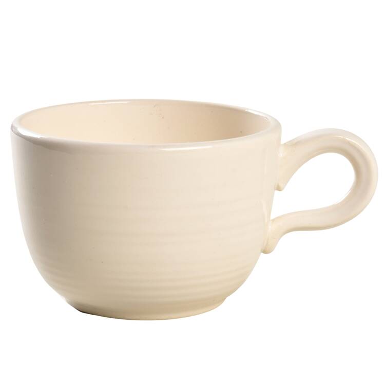 Reflections White Flat Cup