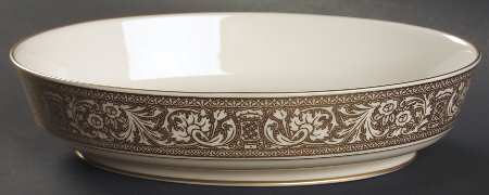 Renaissance Gold 9" Oval Vegetable Bowl