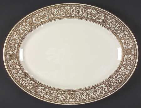 Renaissance Gold 15" Oval Serving Platter