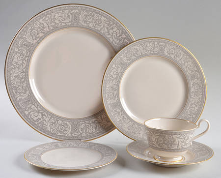 Renaissance Grey 5 Piece Place Setting