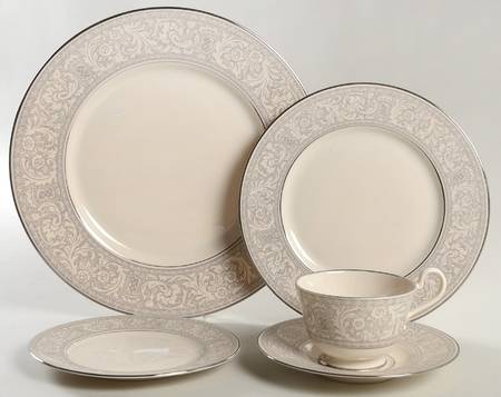 Renaissance Platinum 5 Piece Place Setting